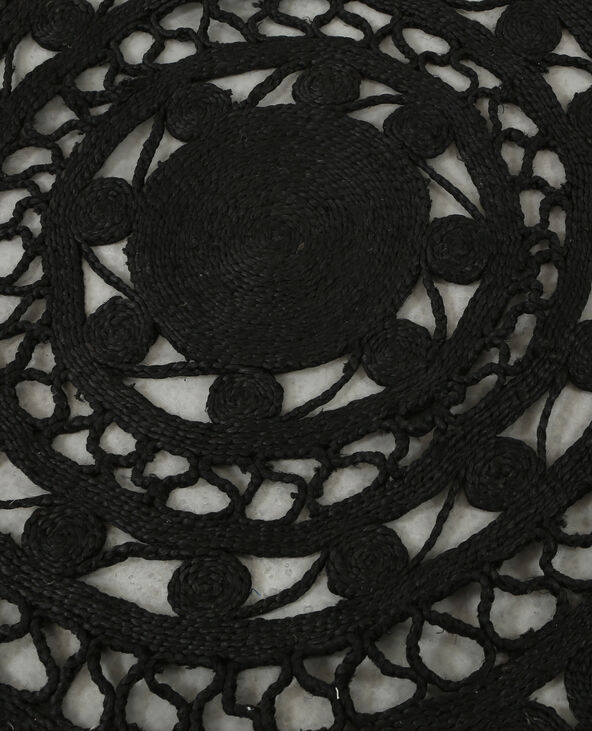 Grand tapis mandala noir - Pimkie