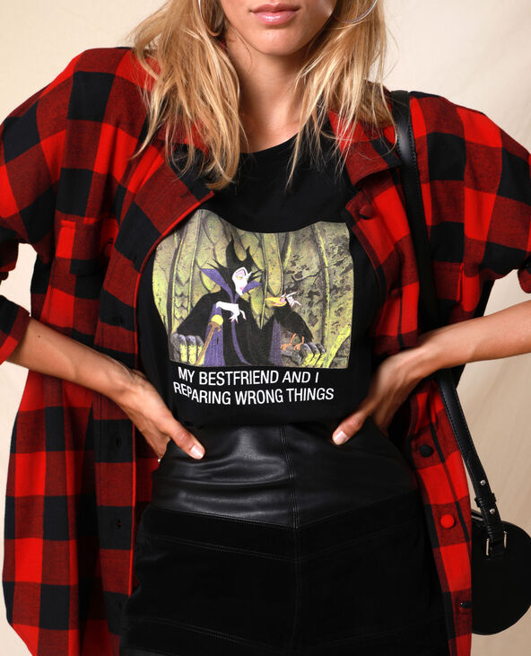 T-shirt La belle au bois dormant noir - Pimkie