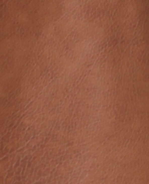 Veste en simili cuir camel - Pimkie