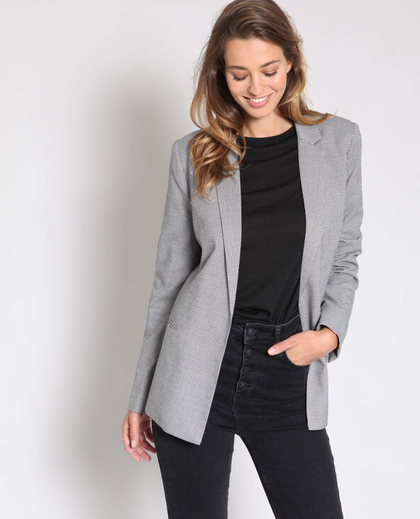 Blazer imprimé noir - Pimkie