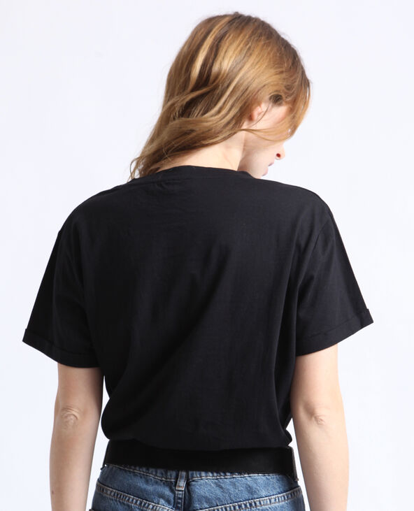 T-shirt LOVE noir - Pimkie