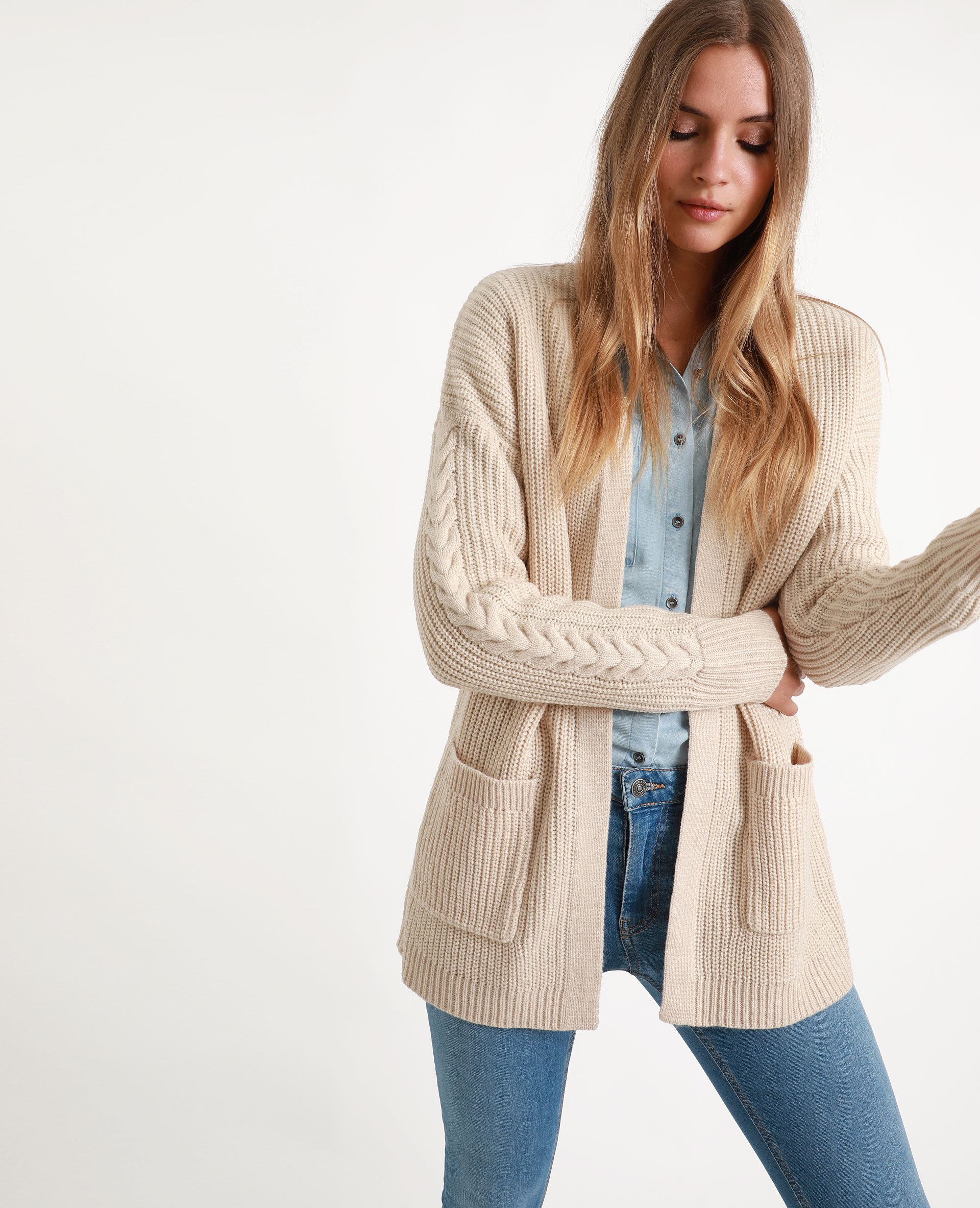 Gilet long femme pimkie