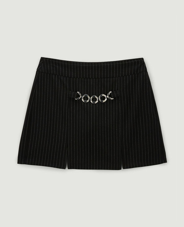 Jupe-short avec détail chaine noir - Pimkie