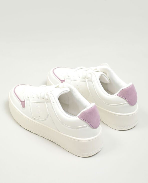 Baskets plateformes blanc - Pimkie