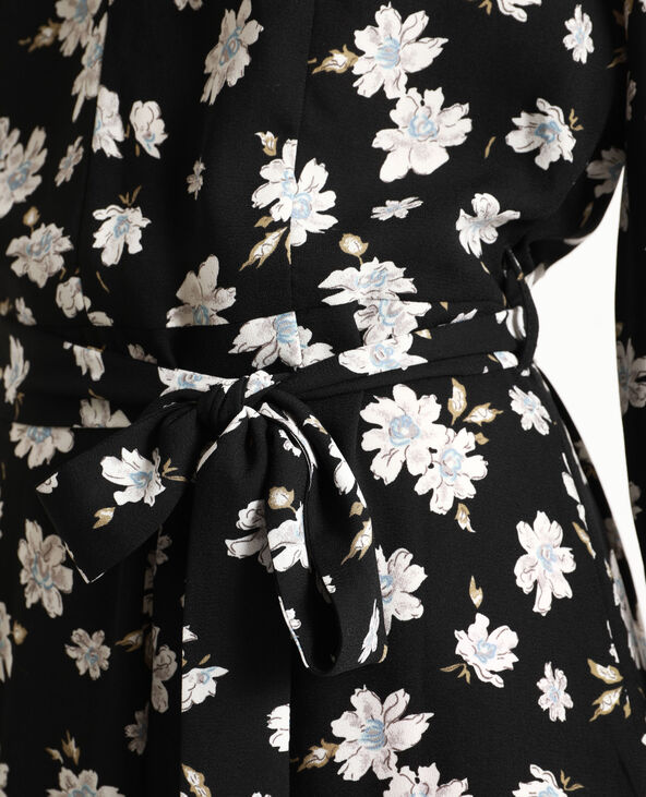 Robe longue fleurie noir - Pimkie