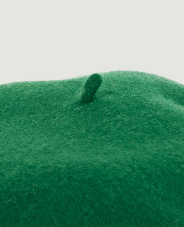 Béret en lainage vert - Pimkie