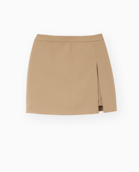 Jupe-short courte camel - Pimkie