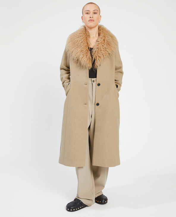 Doudoune colle discount fourrure