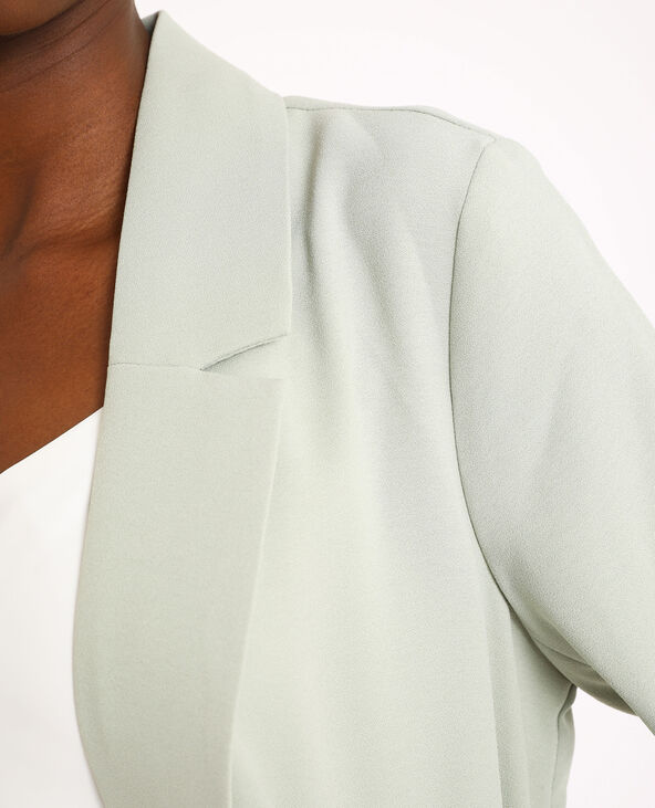 Blazer fluide vert de gris - Pimkie