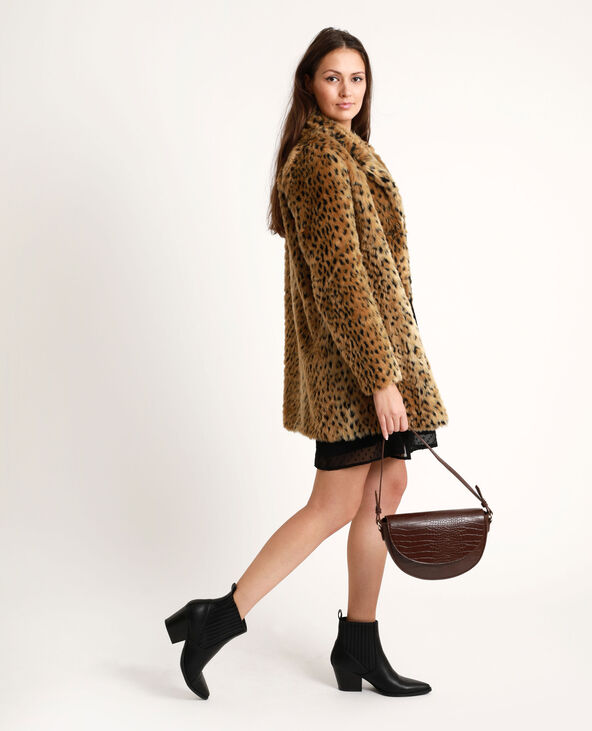 Manteau léopard camel - Pimkie