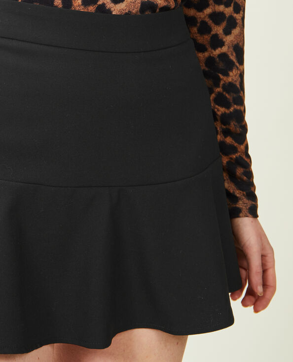 Jupe-short volantée noir - Pimkie