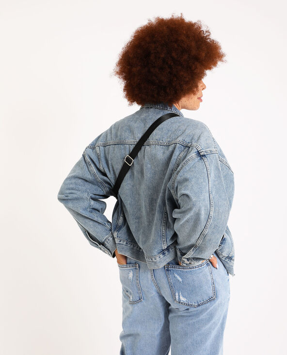 Veste en jean oversized Jean stoned - Pimkie