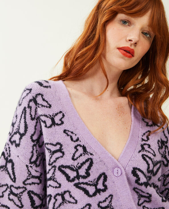 Gilet maille violet - Pimkie