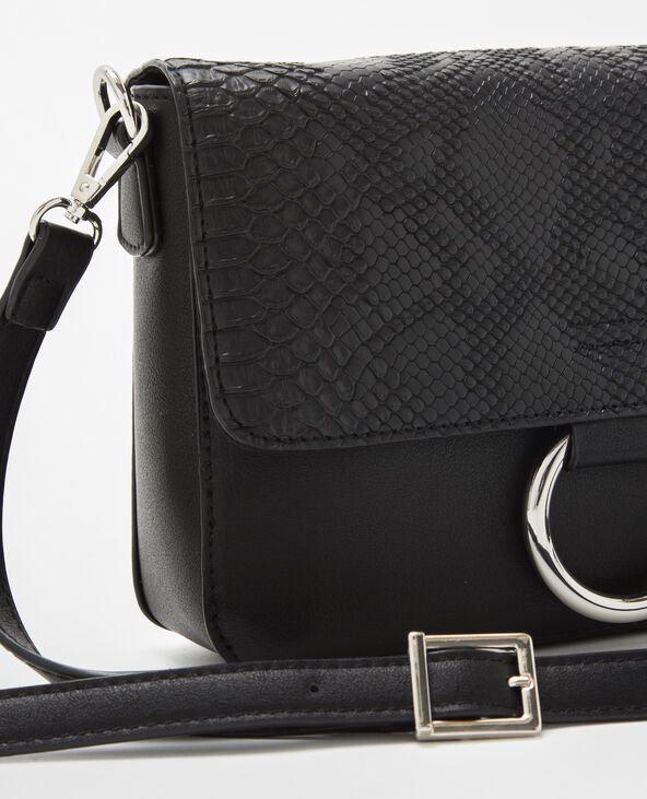 Sac pochette noir croco noir - Pimkie