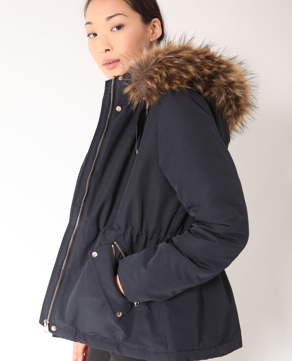 Parka à capuche noir - Pimkie