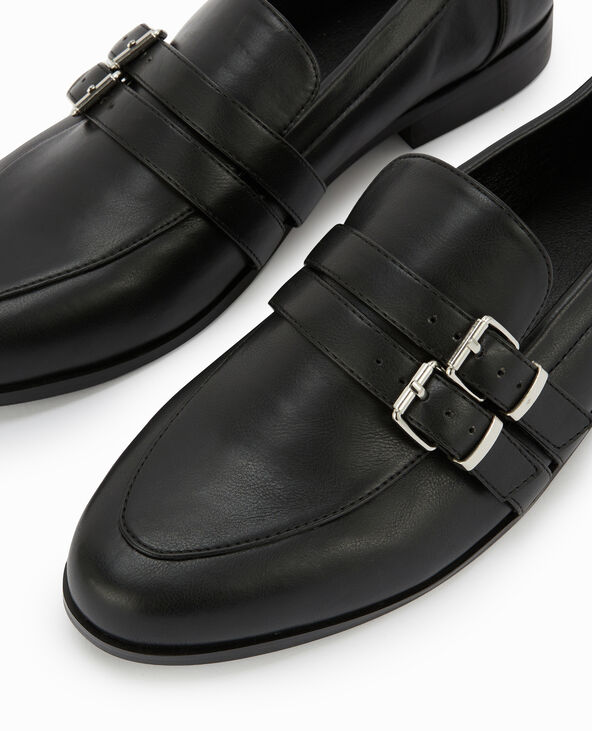 Mocassins avec 2 brides noir - Pimkie
