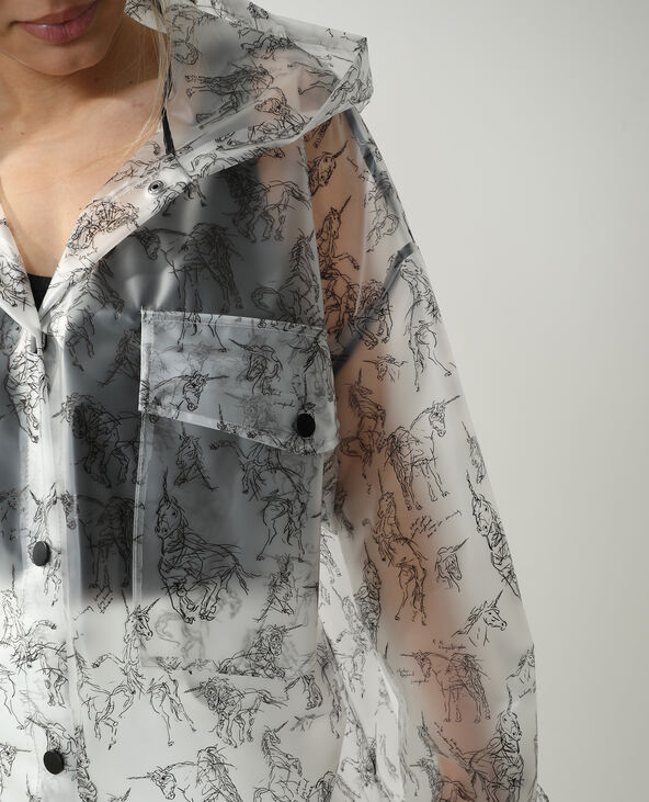 Imperm able capuche licornes