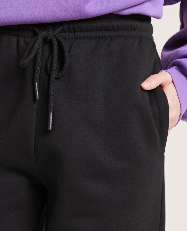 Pantalon de jogging en molleton noir - Pimkie
