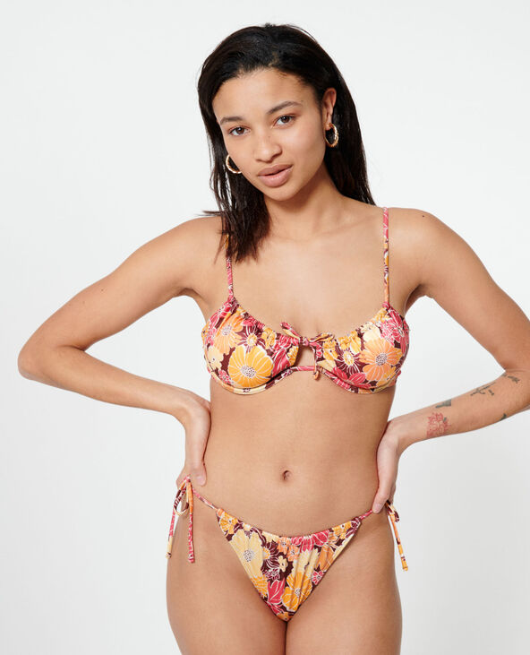 Haut de maillot de bain corbeille marron - Pimkie