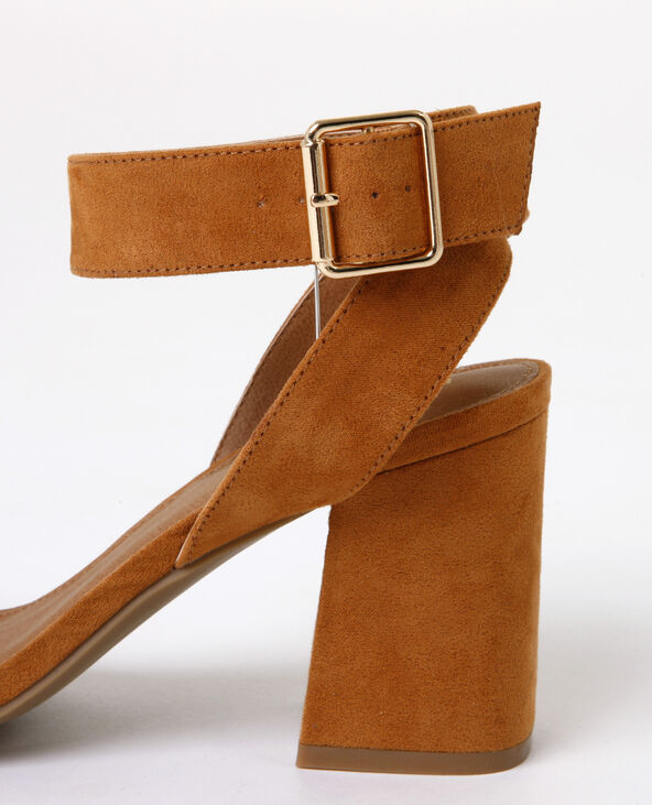 Sandales talons carr s