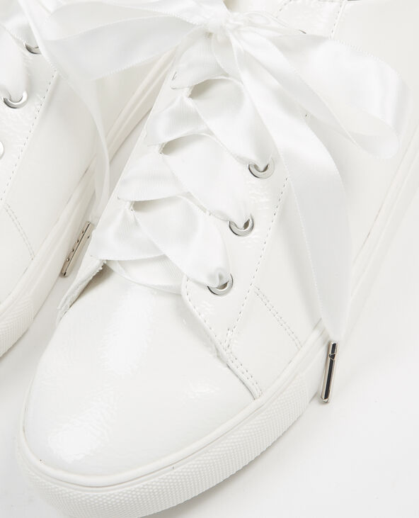 Baskets vernies blanc - Pimkie
