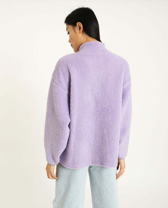 Sweat sherpa lilas - Pimkie