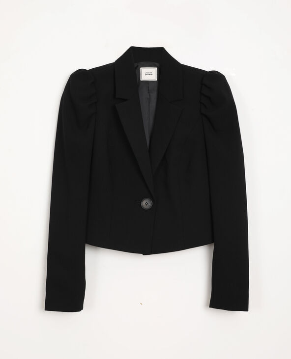 Veste à manches bouffantes noir - Pimkie