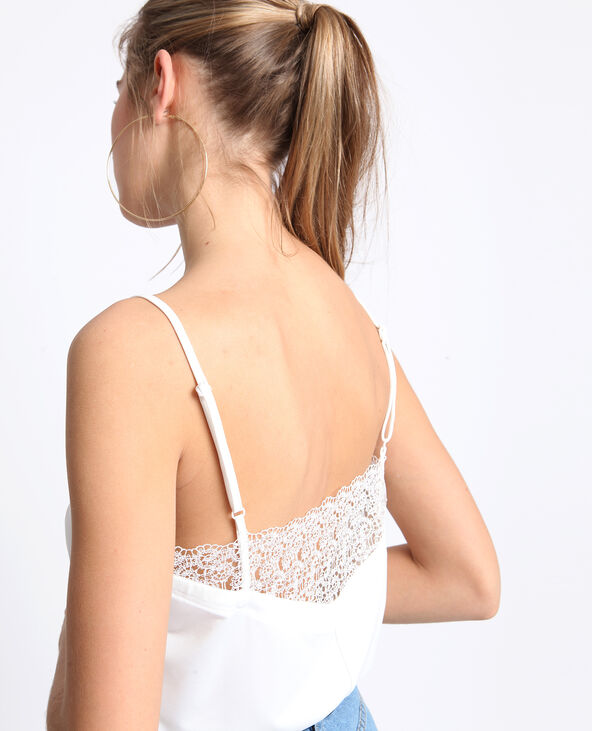 Top dentelle blanc - Pimkie