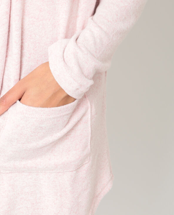 Gilet doux à pans vieux rose - Pimkie