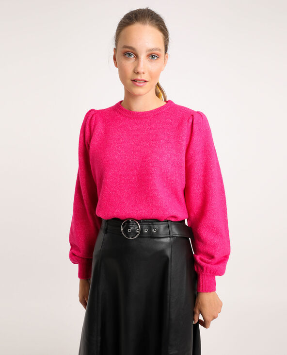 Pull manches bouffantes rose - Pimkie