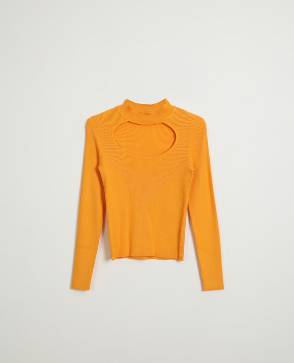 Pull ouvert orange - Pimkie