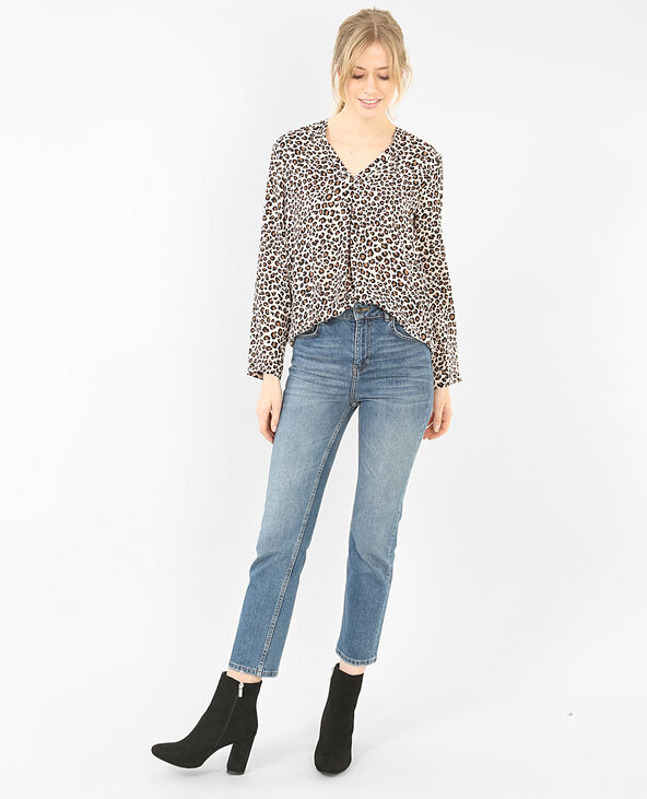 Blouse léopard camel - Pimkie
