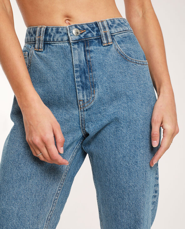 Jean mom high waist bleu - Pimkie