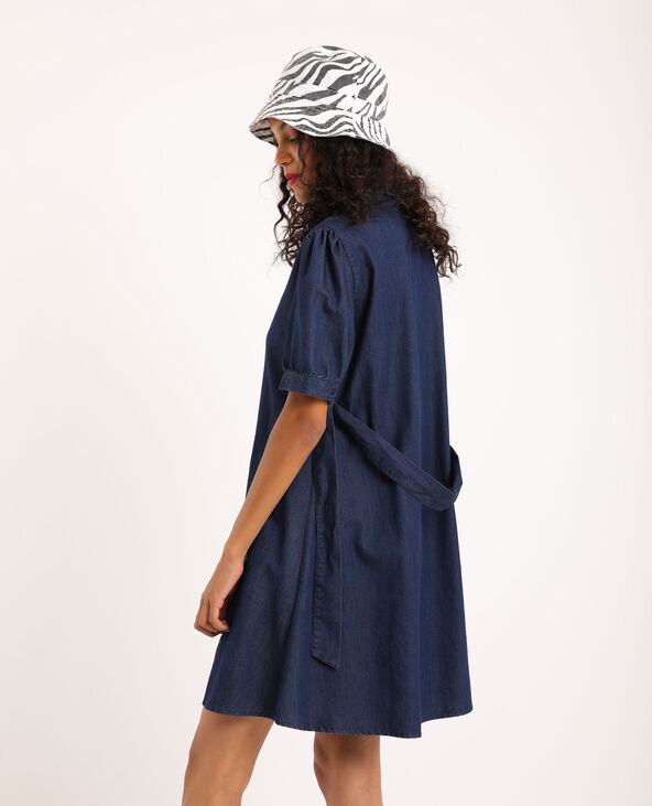 Robe chemisier en jean