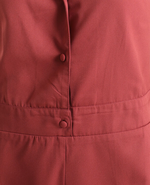 Combishort sans manches bordeaux - Pimkie