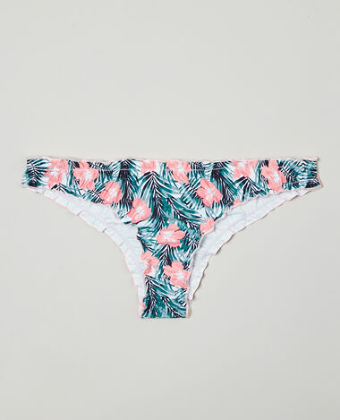 Culotte de bain tropical blanc - Pimkie