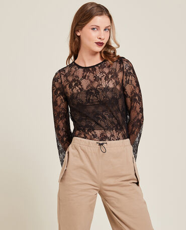 Tee shirt noir tee shirt col V et tee shirt manche longue ou