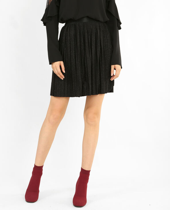 Jupe plissée courte noire zara shop