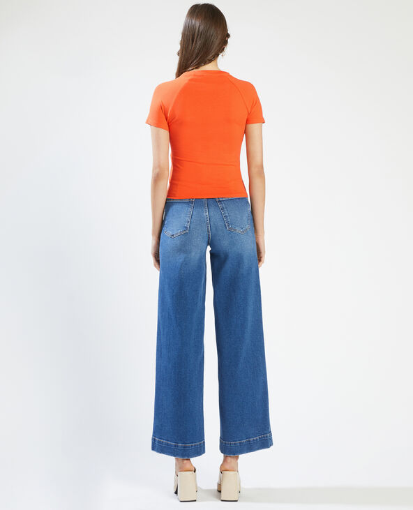 T-shirt basique orange - Pimkie