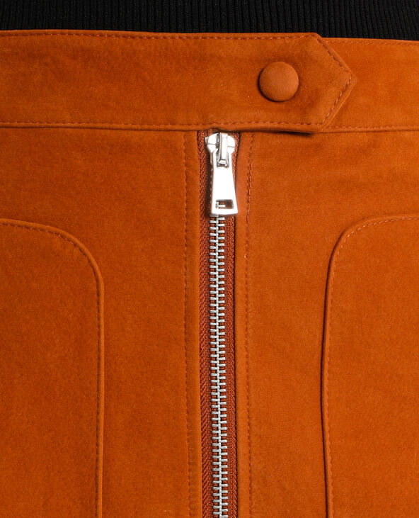 Jupe en daim camel pimkie cheap