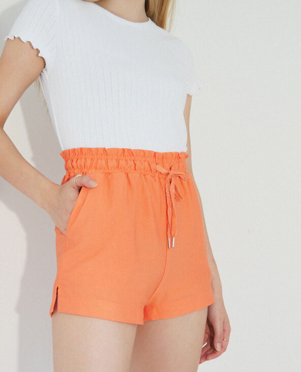 Short taille haute corail - Pimkie