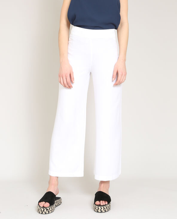 Pantalon large blanc - Pimkie