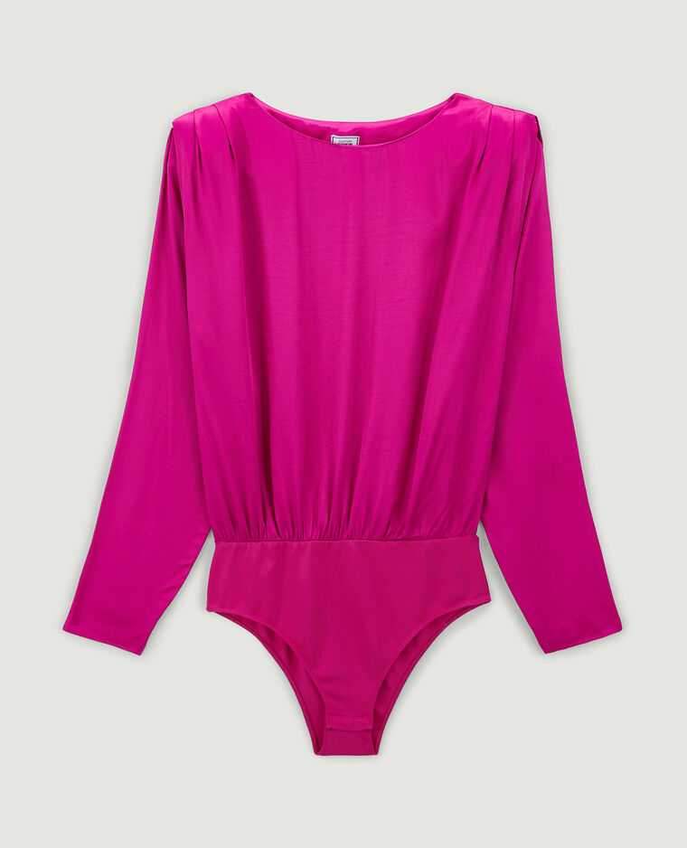 Body manches longues épaulettes rose - Pimkie