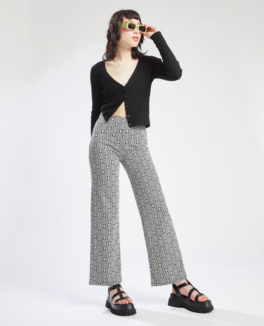 Gilet maille côtelée noir - Pimkie