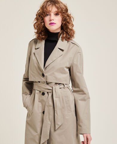 Trench ceinturé beige - Pimkie