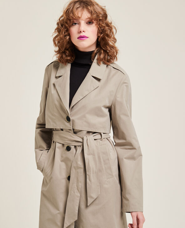 Trench ceinturé beige - Pimkie