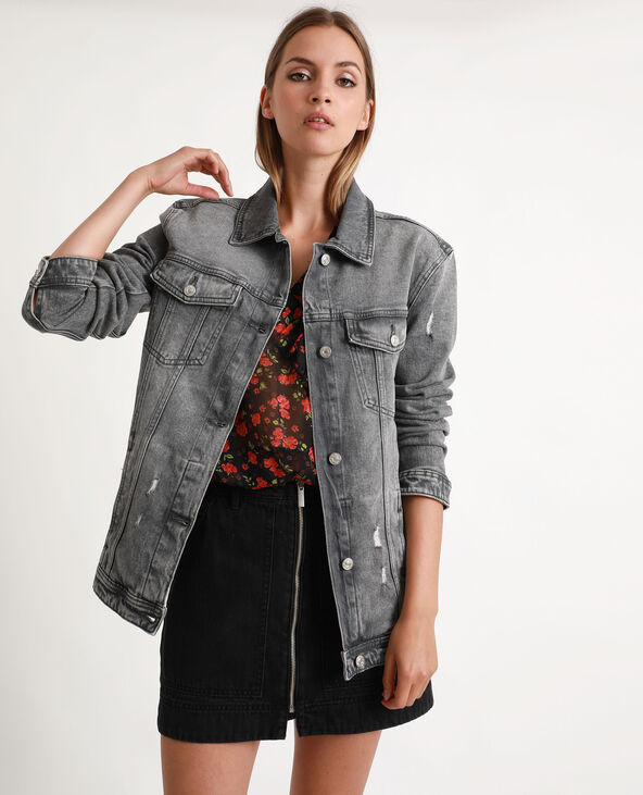 Mini veste shop en jean