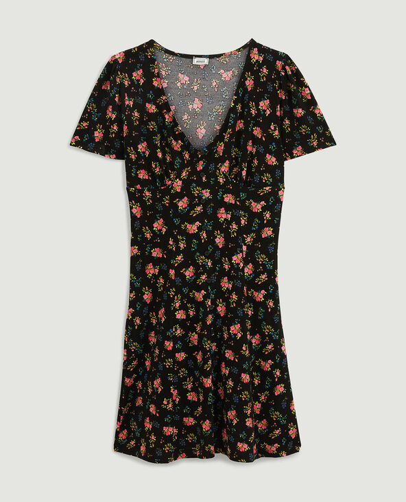 Robe courte avec boutons gris - Pimkie