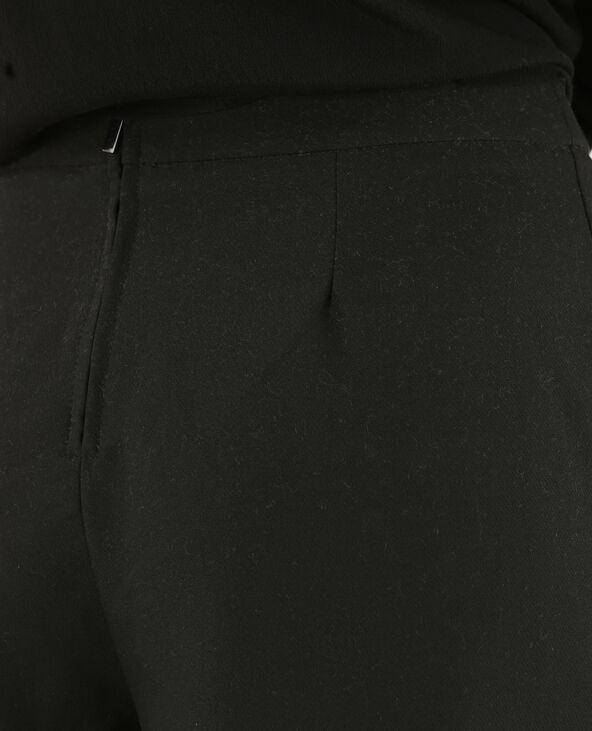 Mini short à fentes noir - Pimkie