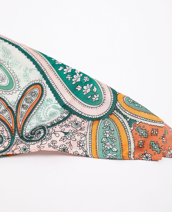 Foulard imprimé rose clair - Pimkie